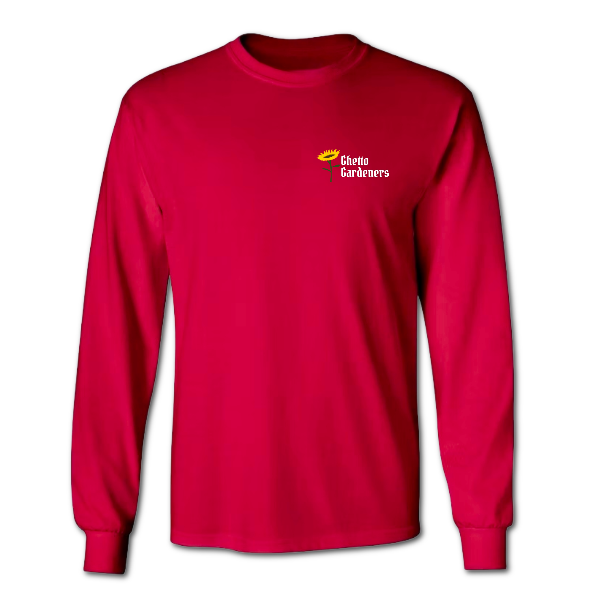 Ghetto Gardeners Red Long Sleeve Tee