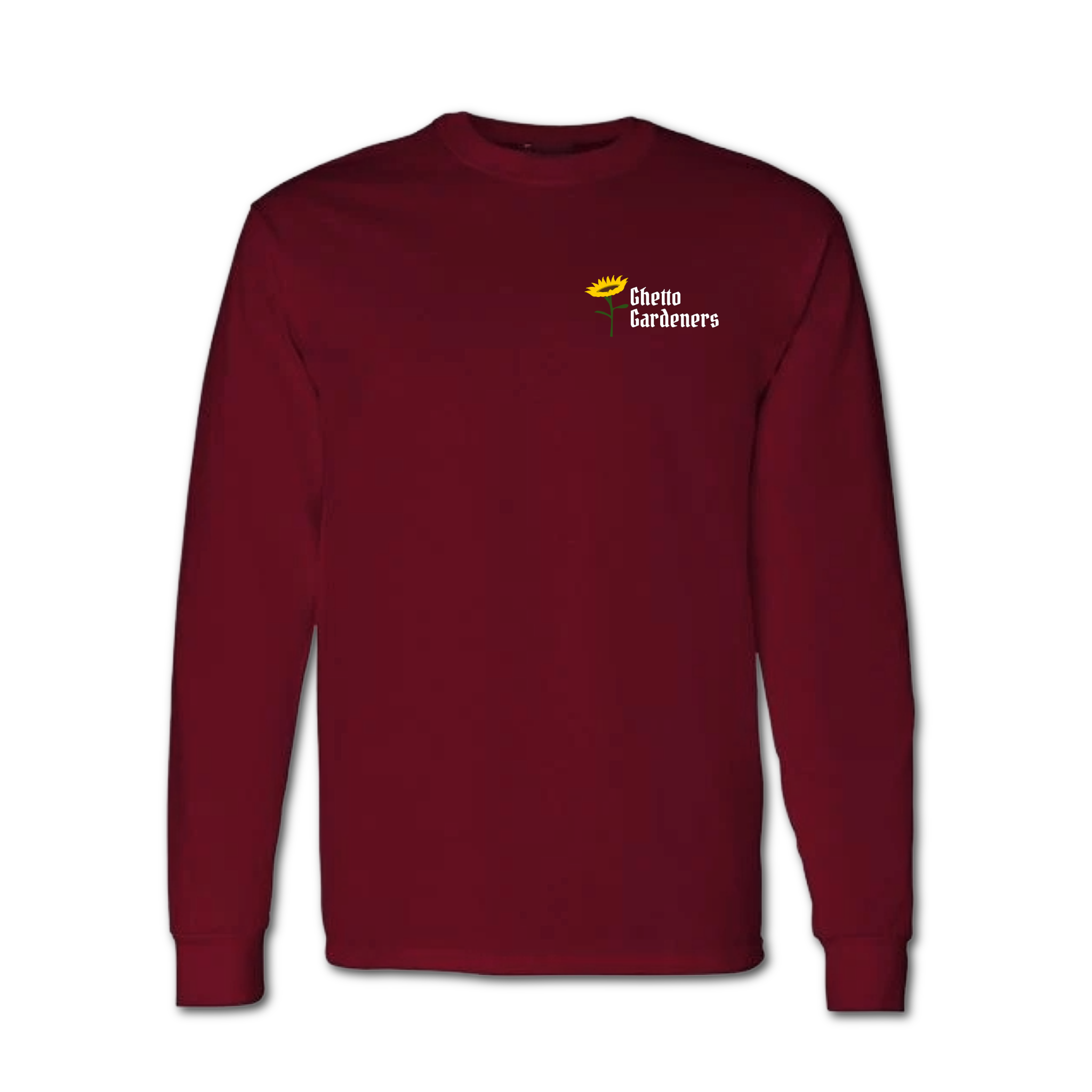 Ghetto Gardeners Cardinal Red Long Sleeve Tee